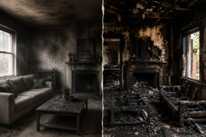 Smoke Damage vs Fire Damage