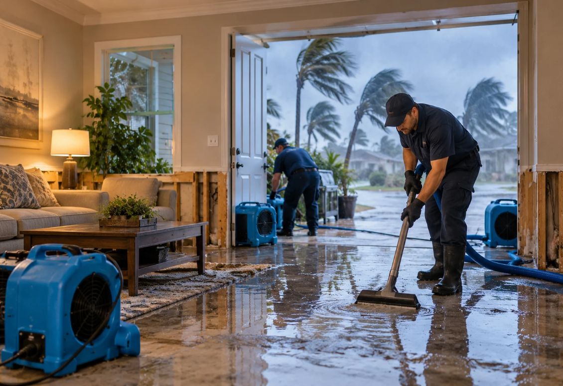 Get Water Damage Restoration Help in Hurricane