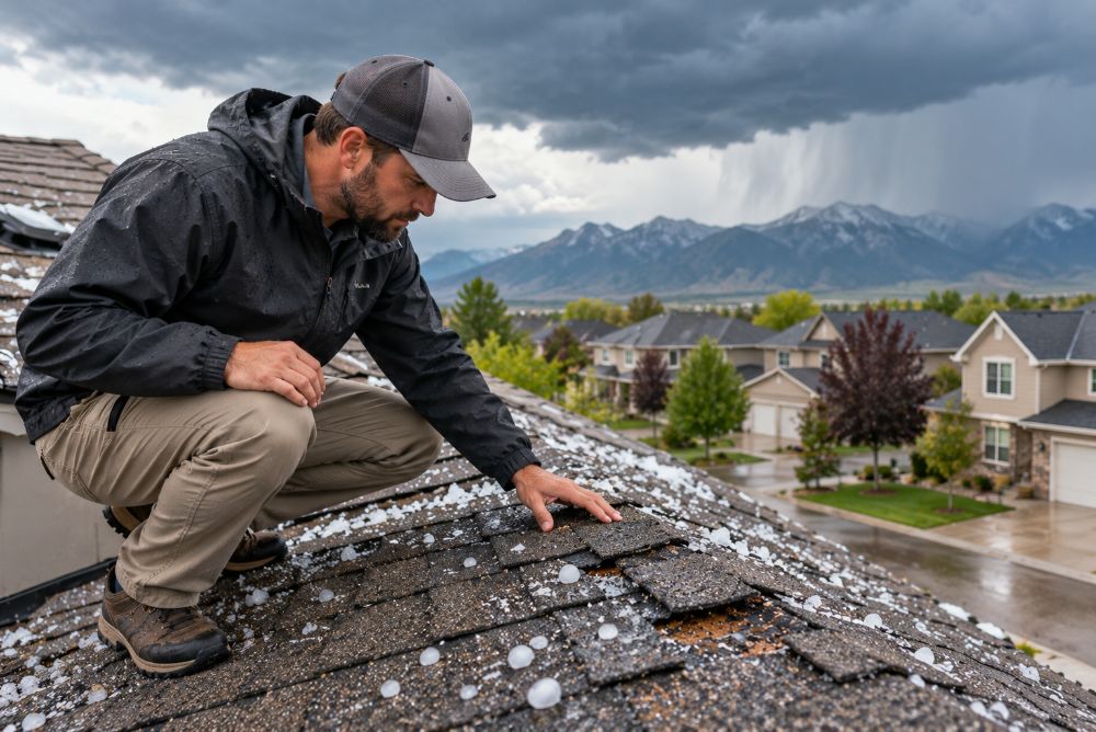 How Hail and Summer Storms Damage Utah Roofs